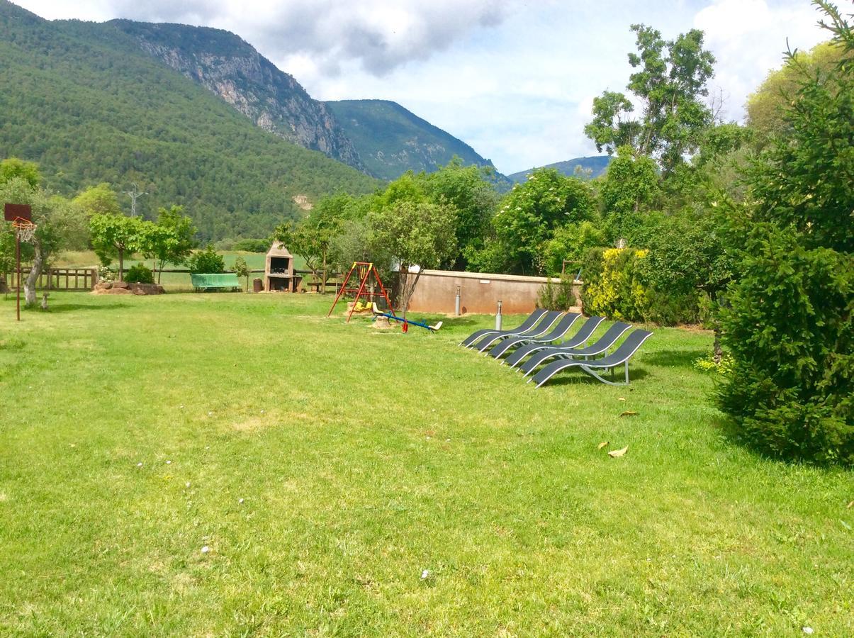 Casa Rural Con Piscina Y Vistas Al Valle - Cal Pallares Argestues Extérieur photo